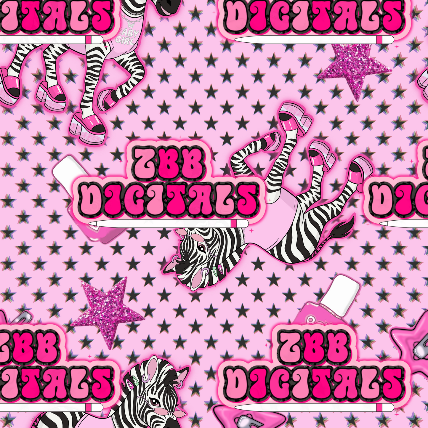 Zebra & Dopamine Seamless