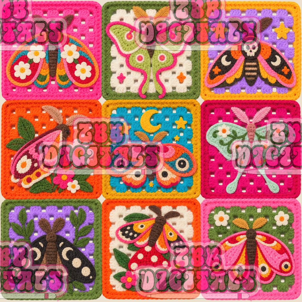 Groovy moths
