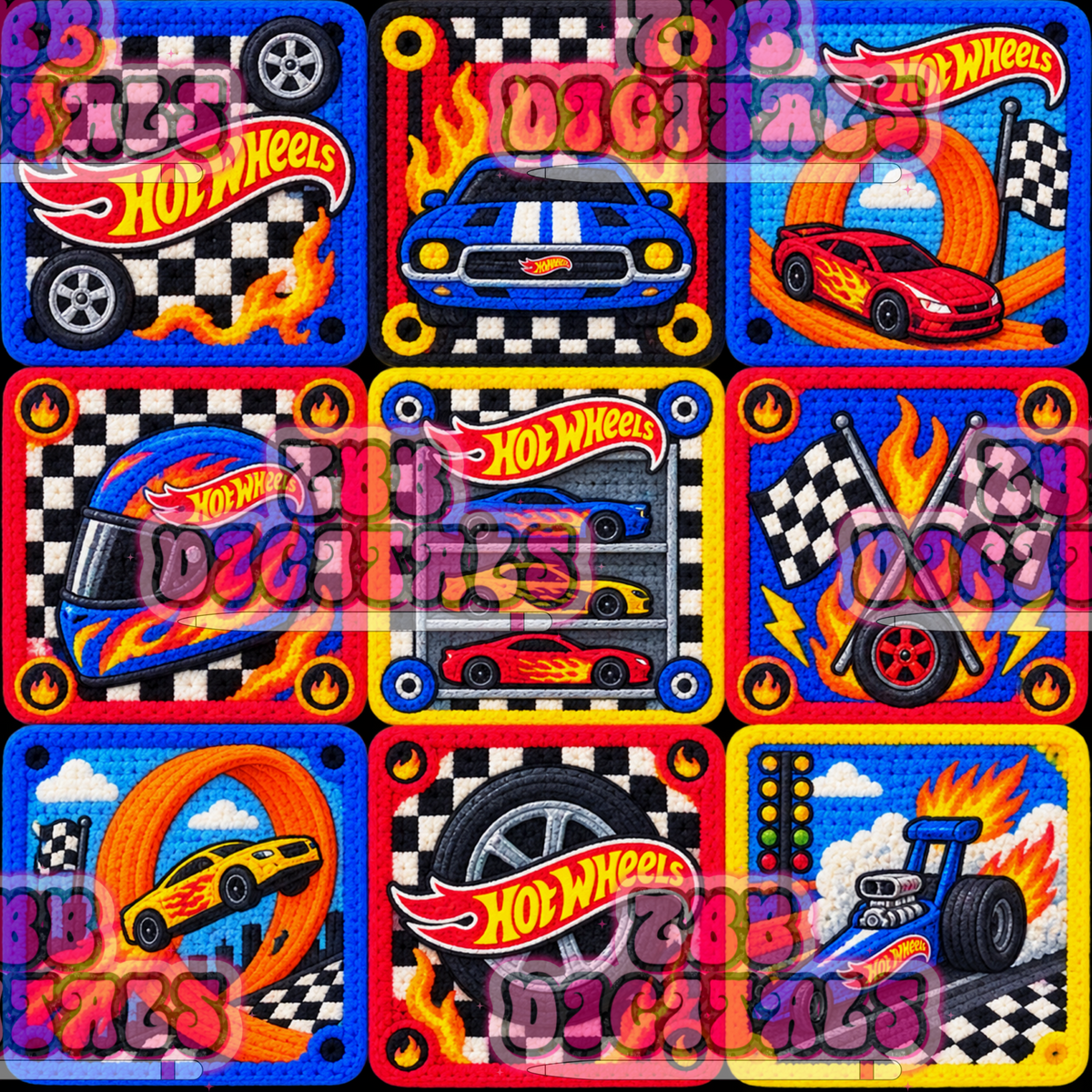 Hot wheels crochet
