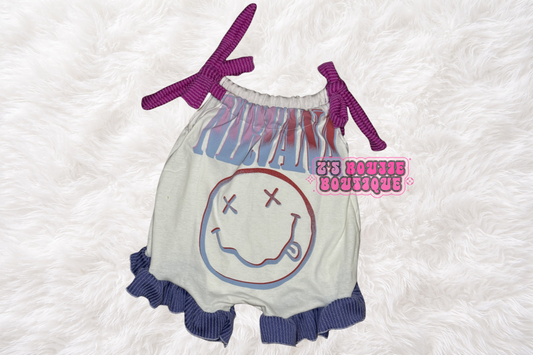 Nirvana Upcycle Rose Romper
