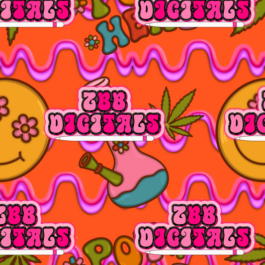 Groovy Pot Head Seamless