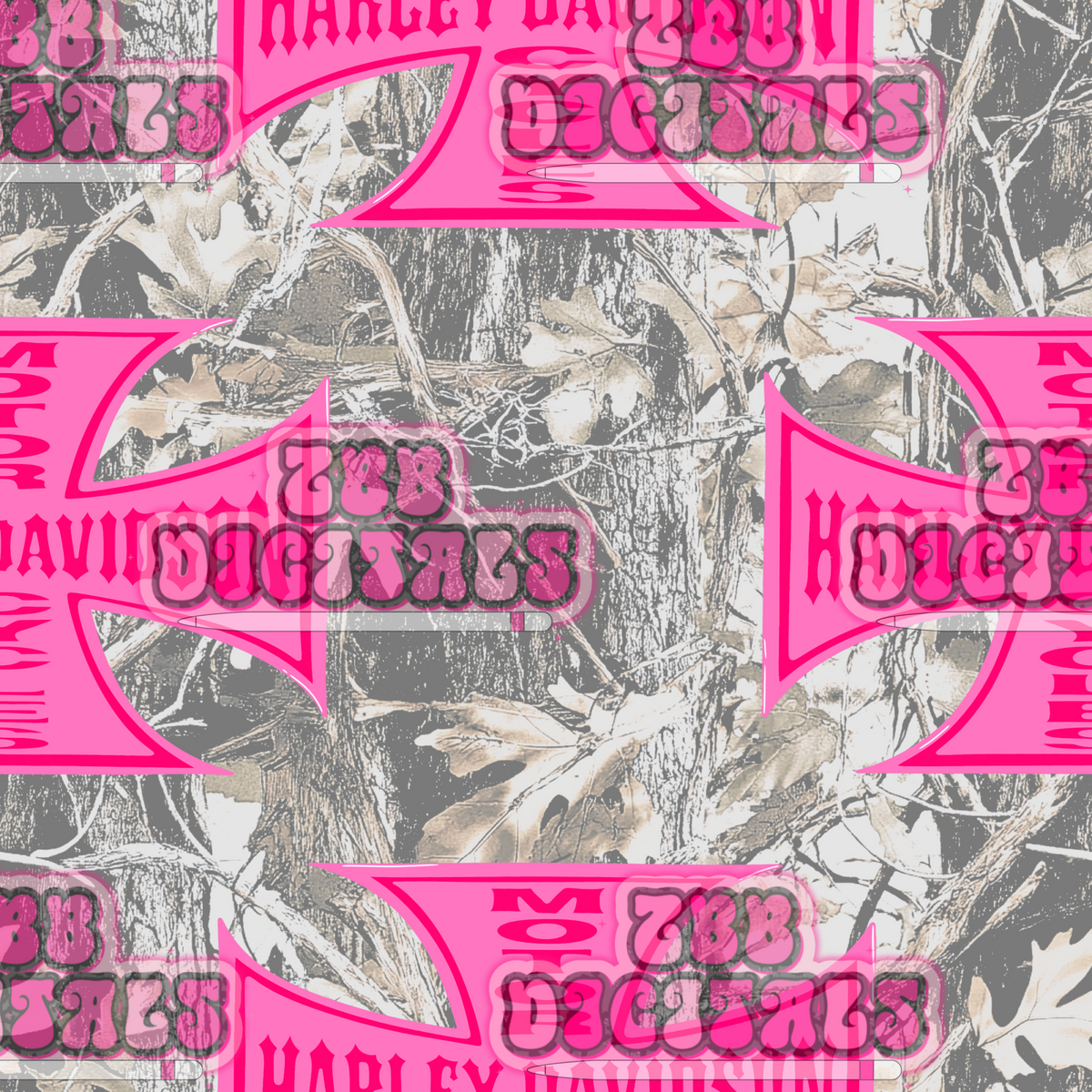 HD pink light camo