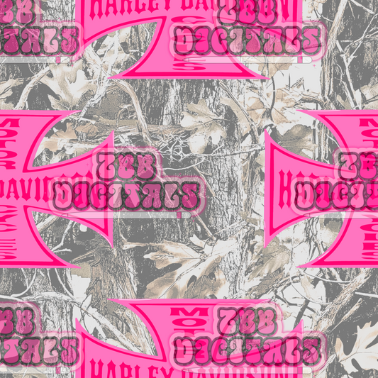 HD pink light camo