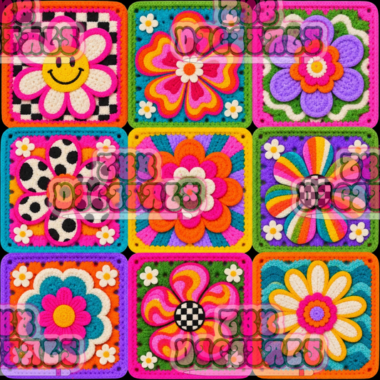 Dopamine flower crochet
