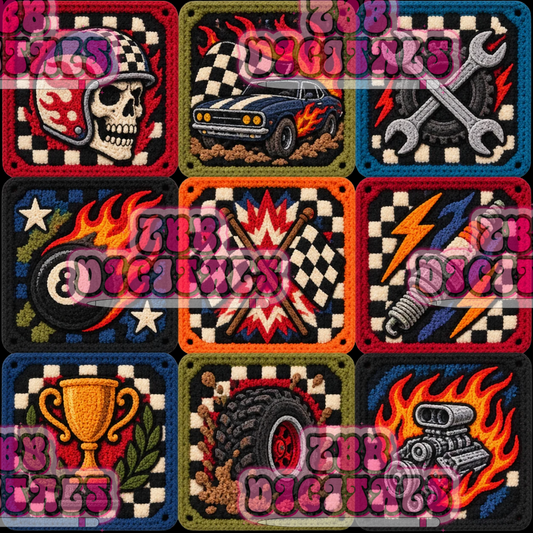 Car parts crochet