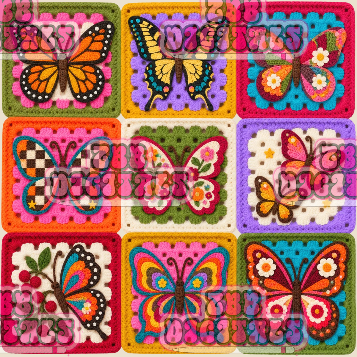 Groovy butterflies