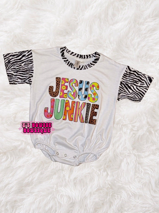 Jesus Junkie Bubble Romper
