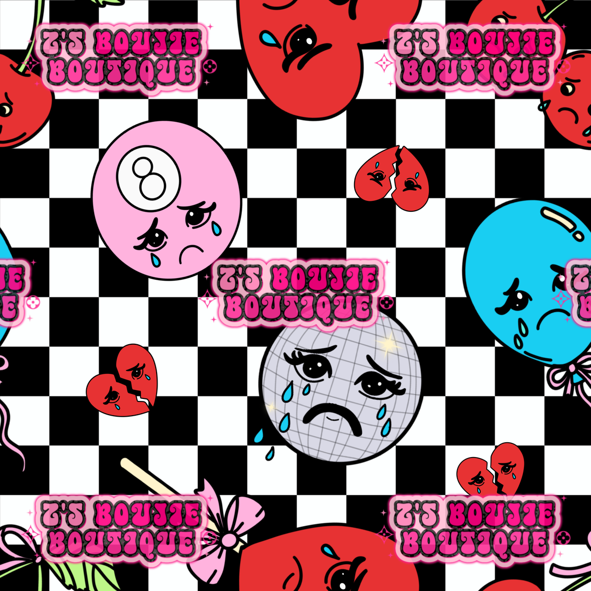checkered-saddness-black-red-seamless