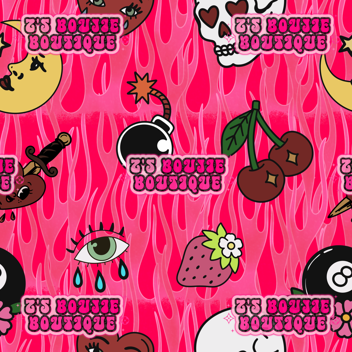 flames-magenta-pink-emoji-seamless