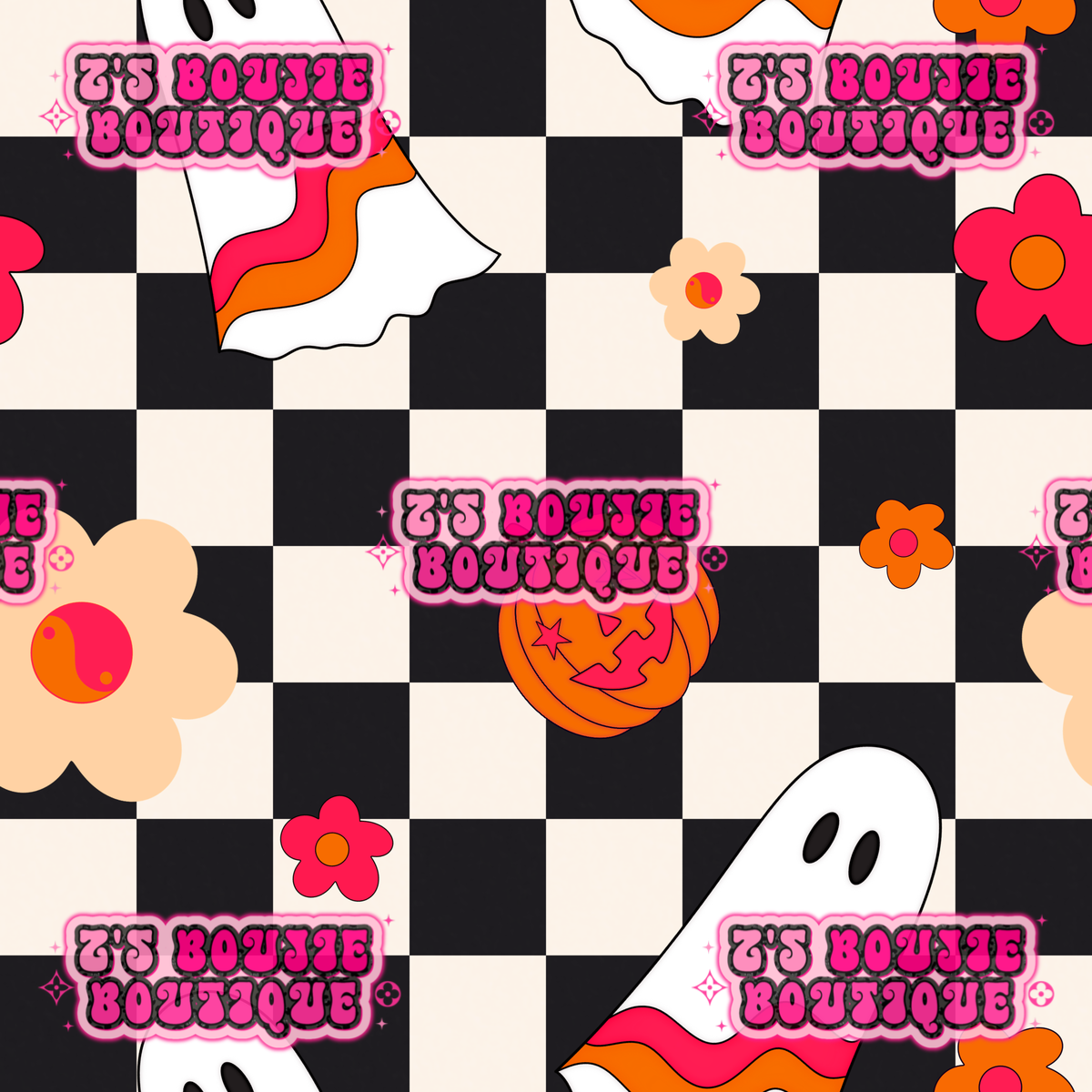ghosts-patch-cream-checkered-seamless