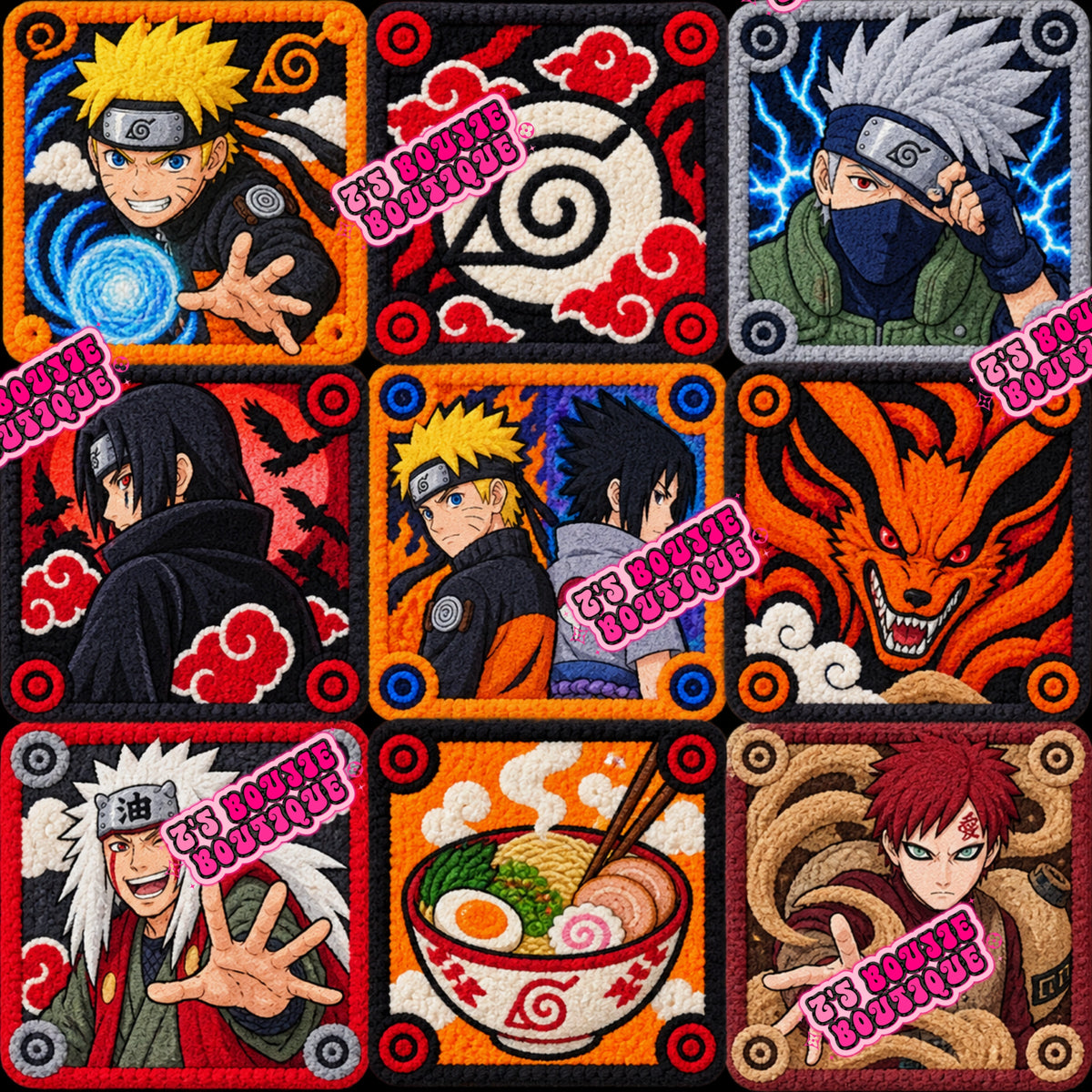 Leaf-village-ninja-seamless-crochet