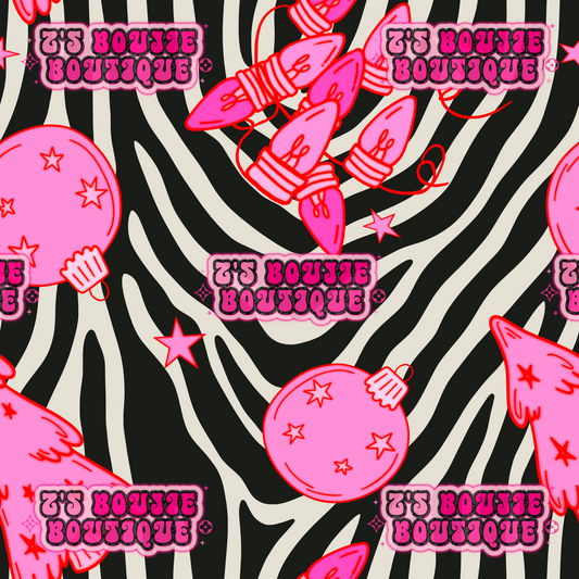 zebra-pink-christmas-seamless